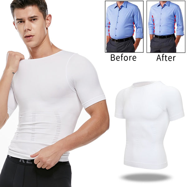 Men's Body Shaper T-Shirt – Physique Perfect